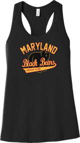 Maryland Black Bears Womens Jersey Racerback Tank