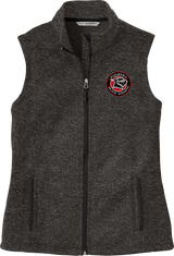 Palmyra Black Knights Ladies Sweater Fleece Vest