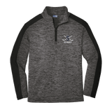 Midd South Hockey Youth PosiCharge  Electric Heather Colorblock 1/4-Zip Pullover